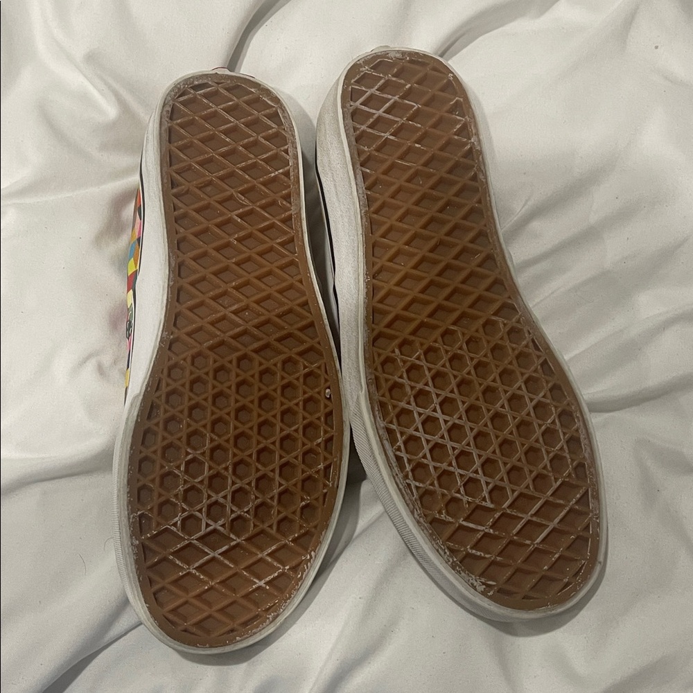 Vans Multicolor Cube Pattern Sneakers Size 5 Men … - image 4